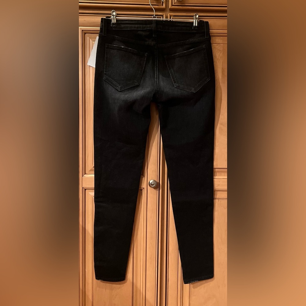 NWT Free People x Sandrine Rose Color Block Ankle Zipper Skinny Jeans - Picture 6 of 14